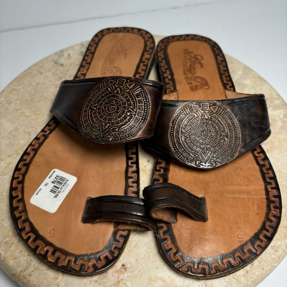 Brown Leather Sandals